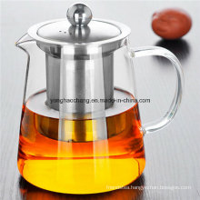 Stainless Steel Heat Resistant Glass Teapot